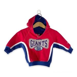 Vintage New York NY Giants NFL Colorblock Baby Hoodie 12M Sweatshirt